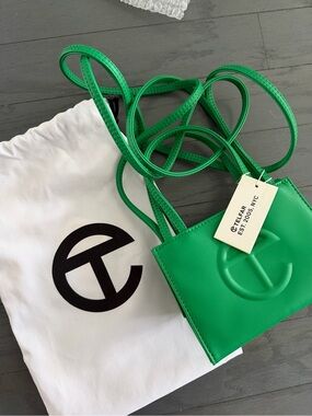 Telfar Mini Shopping Bag in Emerald Green